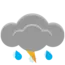 schweres Gewitter mit Hagel