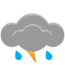 Gewitter mit Hagel